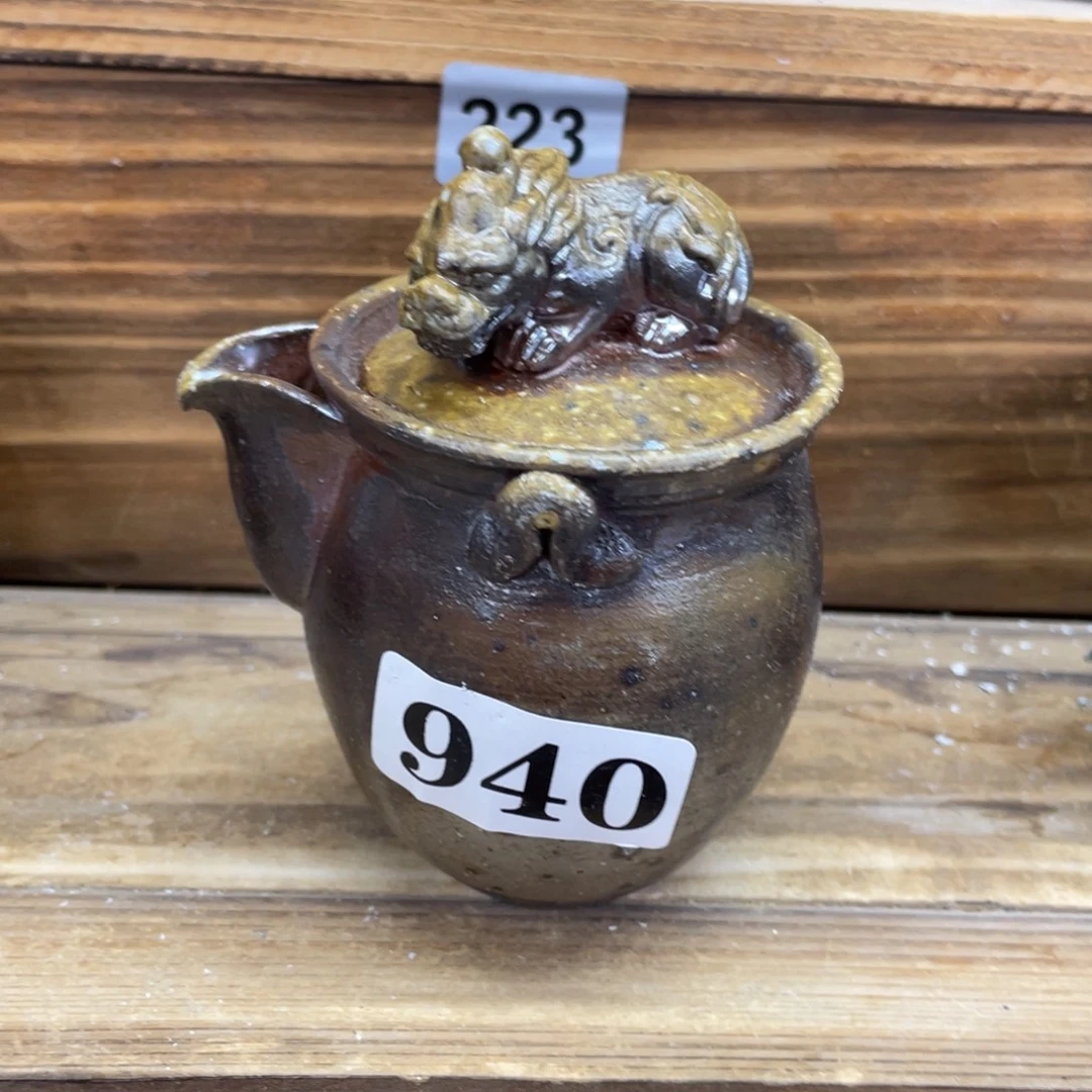 陶纯手工柴烧茶壶茶具