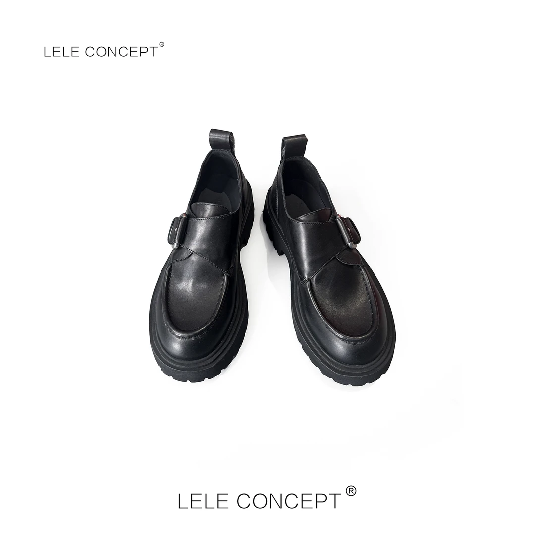 LELE CONCEPT｜【如一】新款侧扣轻奢减龄舒适百搭款乐福鞋X0188