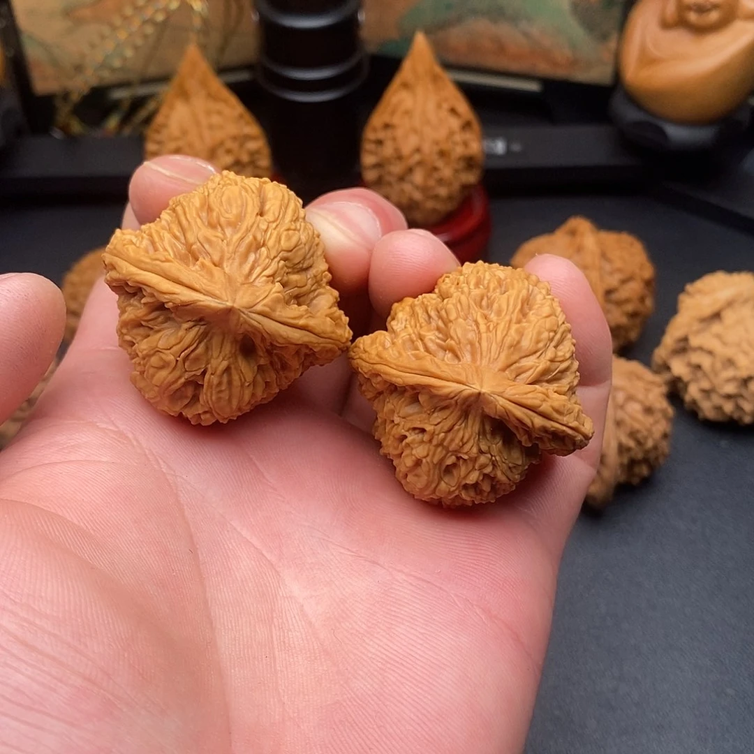 文玩核桃把件南疆石40尺