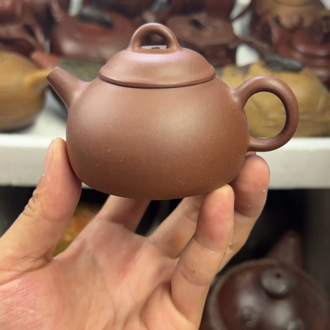 茶壶紫砂宜兴原矿紫砂壶80毫升容量