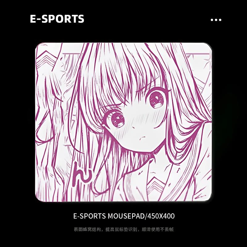 Bythere白泽恋【恋520限定】二次元FPS电竞瓦CS游戏中性现货鼠标垫
