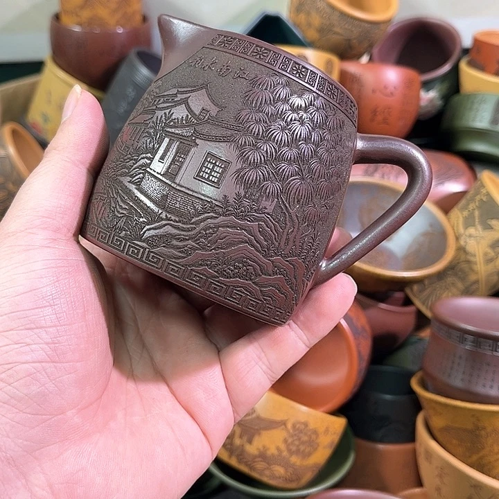 茶杯紫砂全手工紫砂主人杯