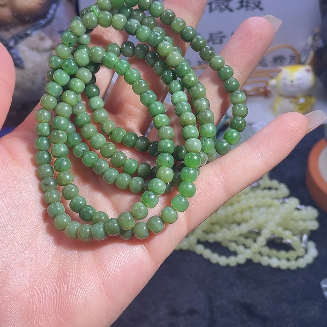 和田玉未镶嵌手串