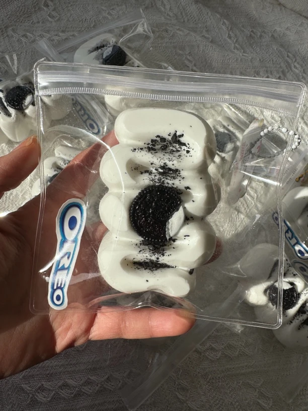 奥利奥奶油条纯手工捏捏解压玩具微瑕