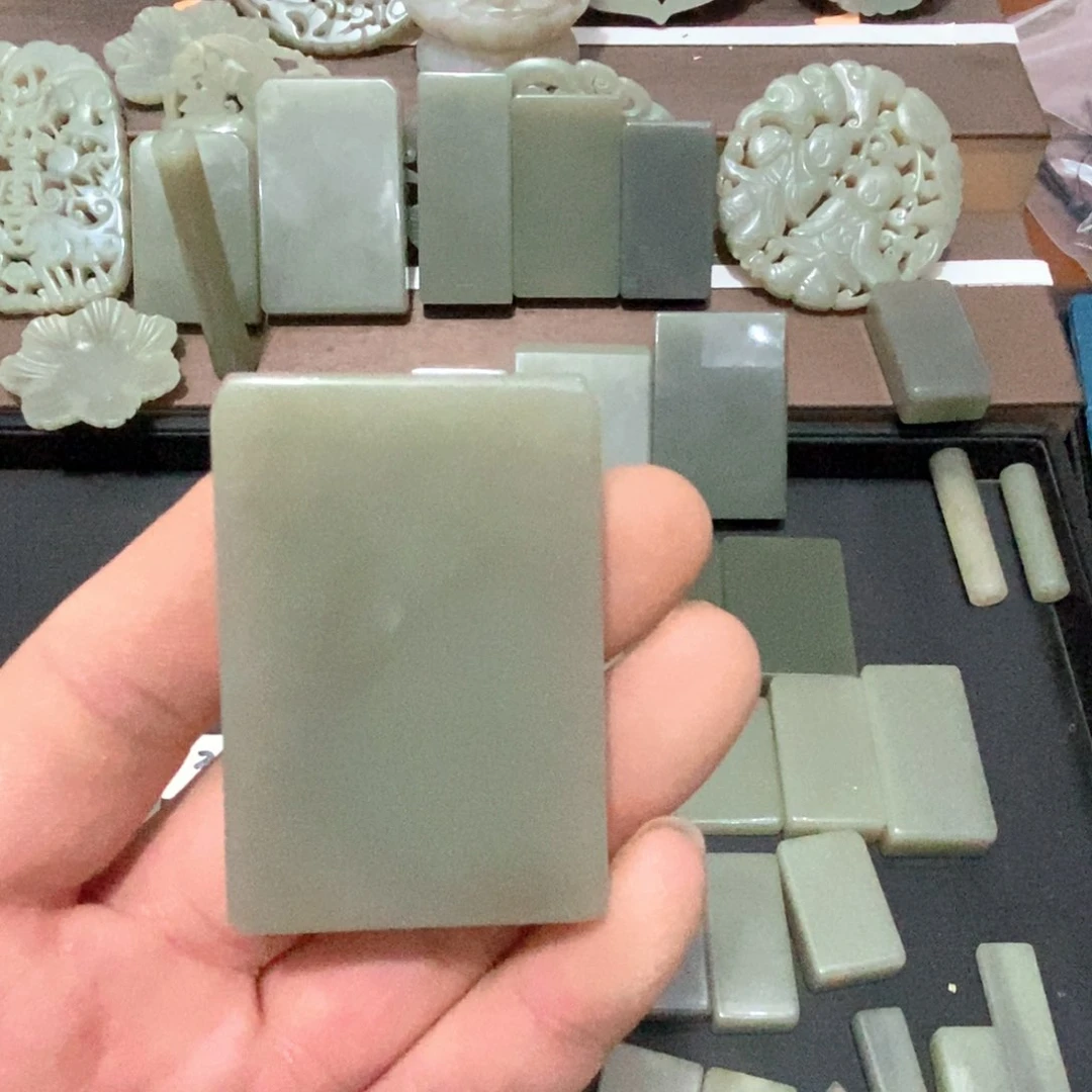 和田玉未镶嵌颈饰唐****宁27