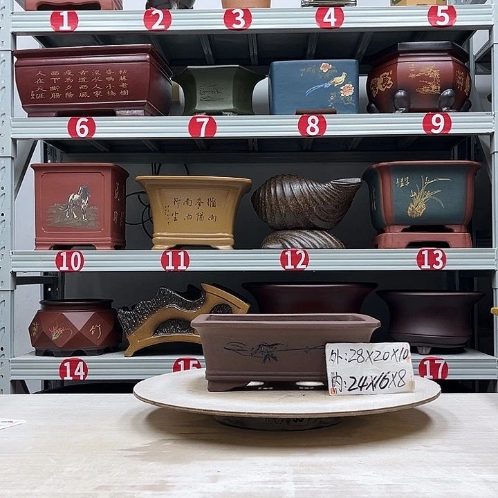 紫砂花盆紫砂花盆