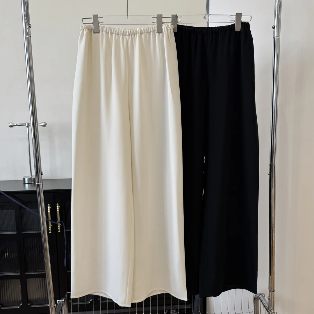 【柳条儿】人手两条 T row醋酸极简老钱风质感凉凉裤 时尚休闲