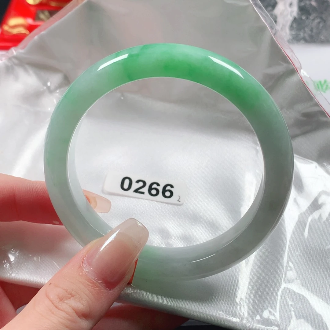 未镶嵌手镯翡翠天然翡翠手镯0266