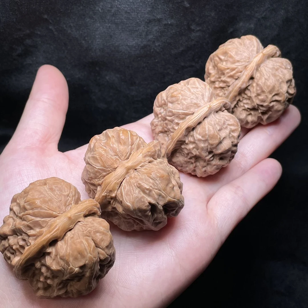 【文玩专场】 YZ53162-核桃蛤蟆头-多样性发一件-37mm+