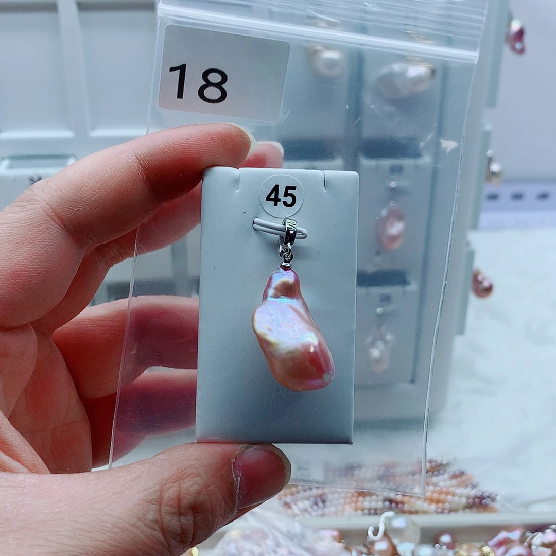 淡水珍珠合金吊坠(不含链)