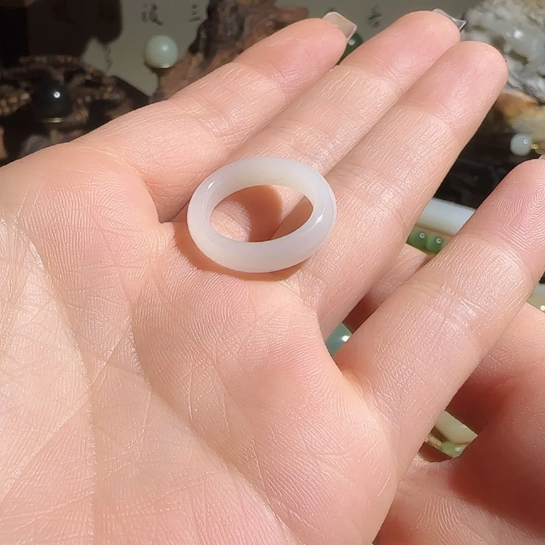 和田玉未镶嵌戒指12