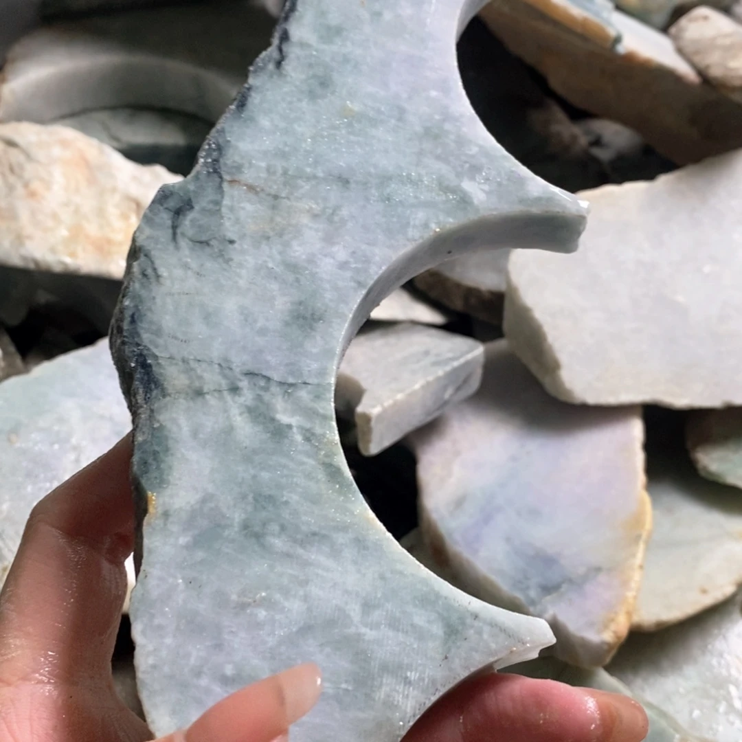 颈饰未镶嵌翡翠希**星天然翡翠