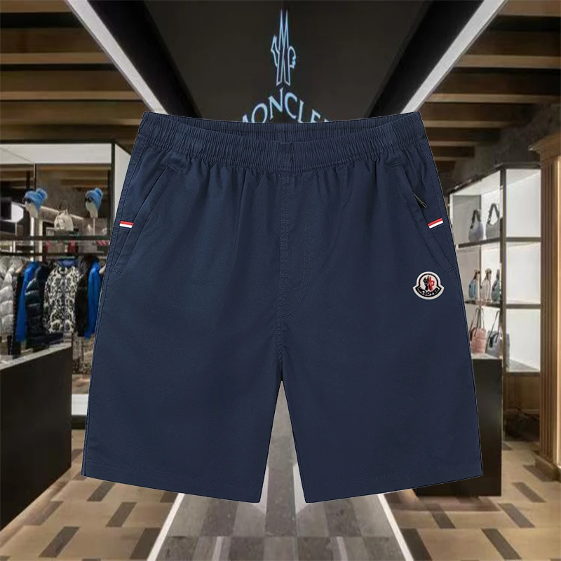 【奥莱撤柜】蒙家轻奢男士短裤夏季时尚运动休闲百搭纯棉松紧五分裤