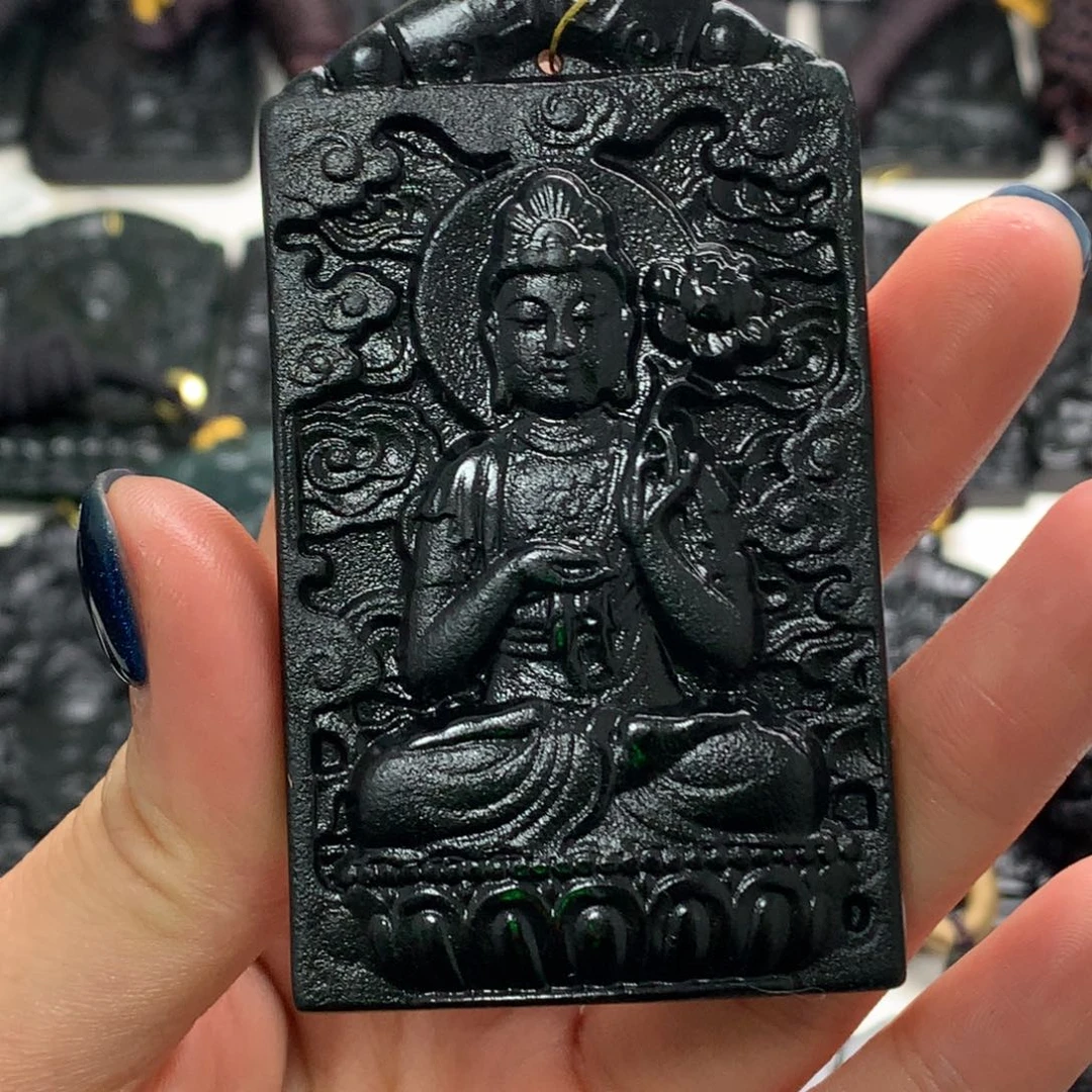 天然a货钢琴黑挂件