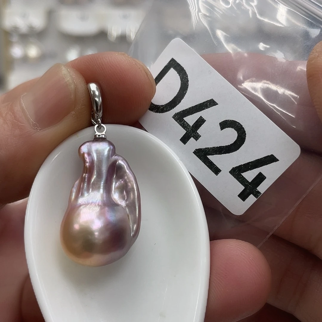 淡水珍珠颈饰银S925镶嵌