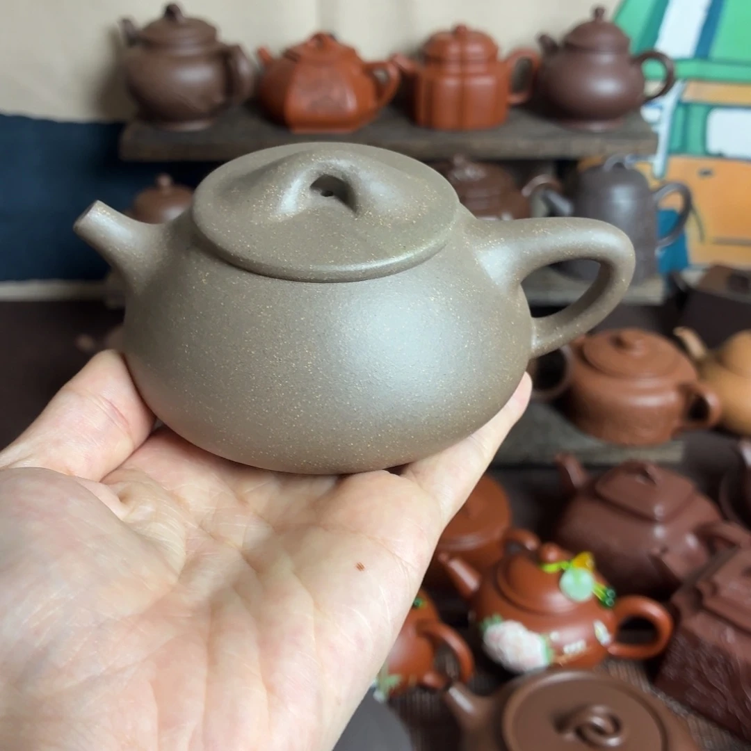 茶壶紫砂紫砂壶。 瑕疵