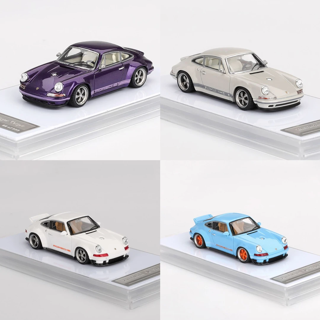 Zincit 1:64 ZM 保时捷 911 singer Coupe DLS 合金汽车模型