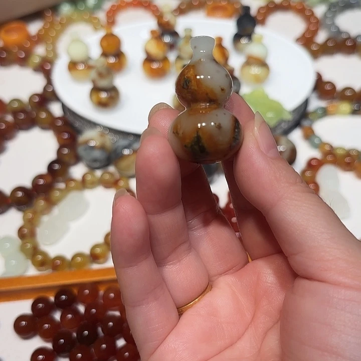 我***我未镶嵌蛇纹石玉葫芦