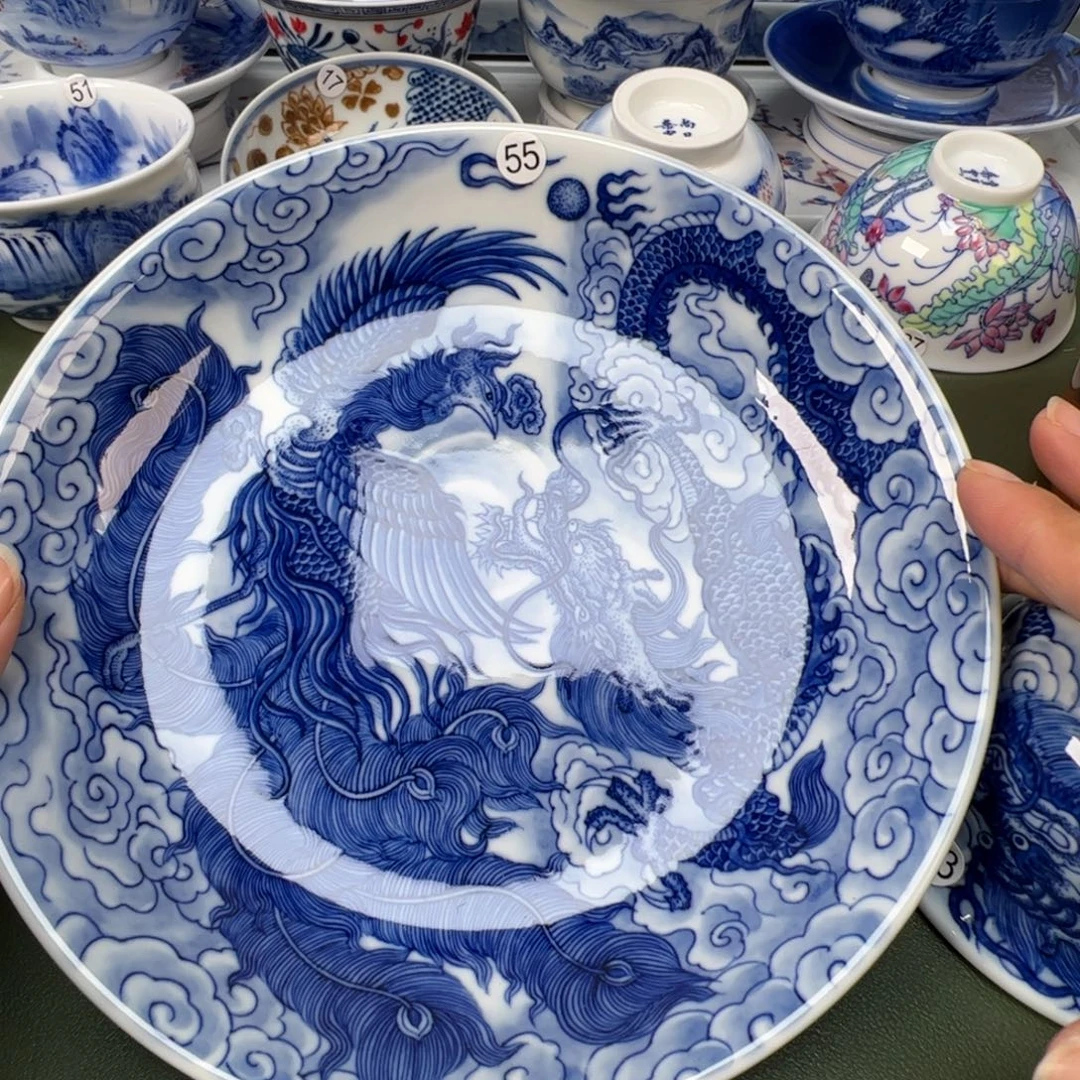 陶瓷景德镇纯手工纯手绘茶具木木55