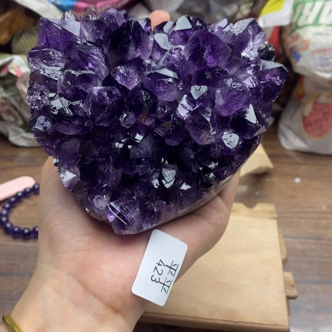 紫晶珠宝半成品未镶嵌