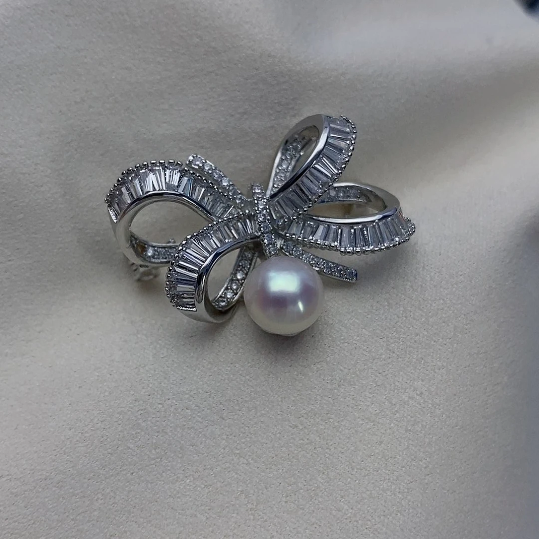 【闪购商品】淡水珍珠胸针未镶嵌5