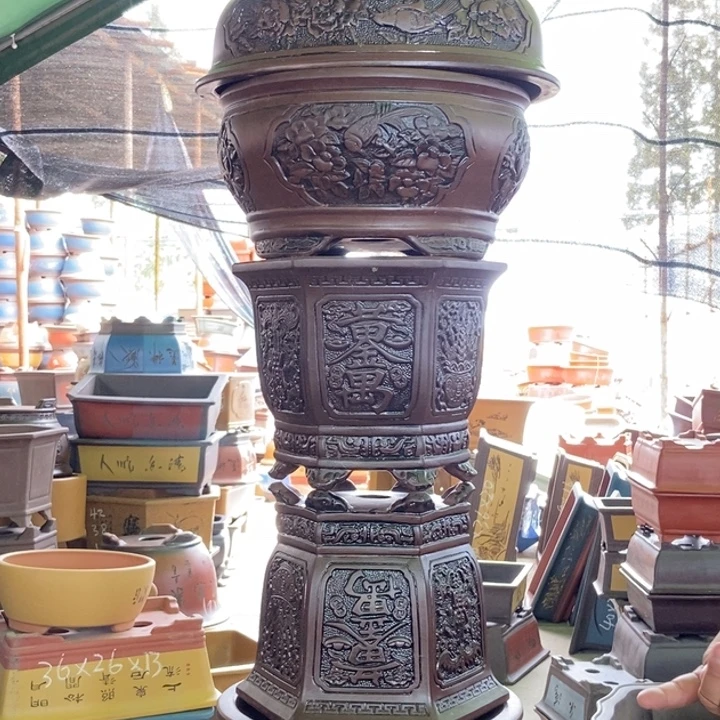 紫砂花盆紫砂紫砂