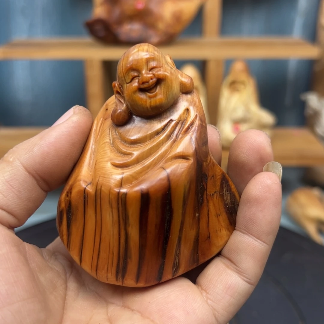 木用****9崖柏木摆件手把件