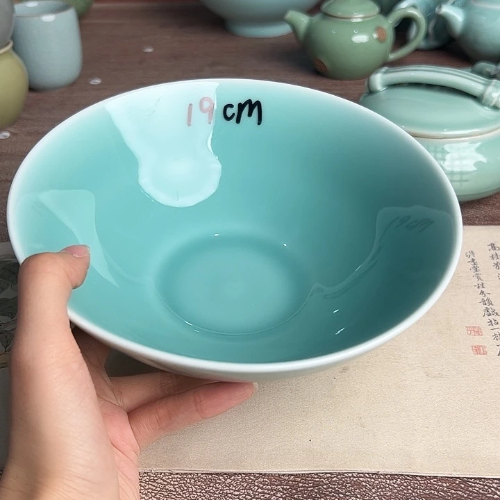 龙泉云间青瓷小米茶器