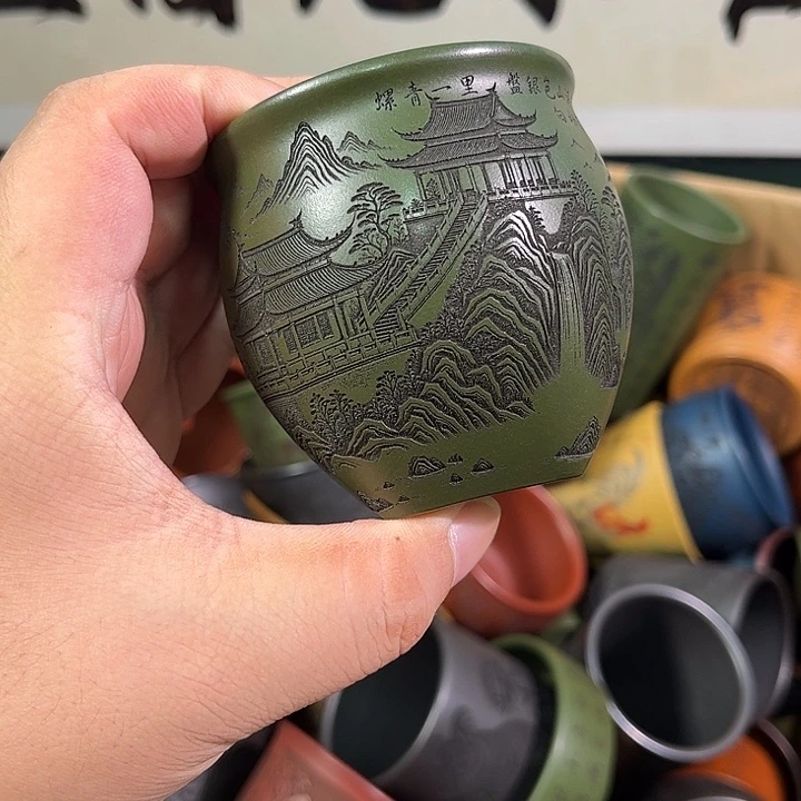 茶杯紫砂全手工紫砂主人杯