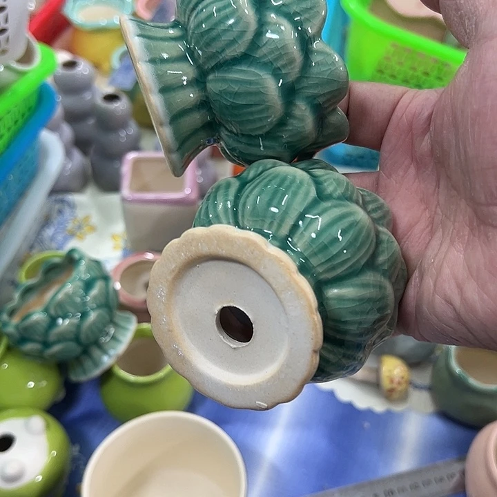 微瑕陶瓷花盆满9.9发