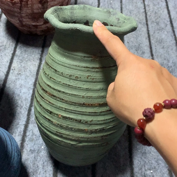 【闪购商品】粗糙盆默认打孔高26口12