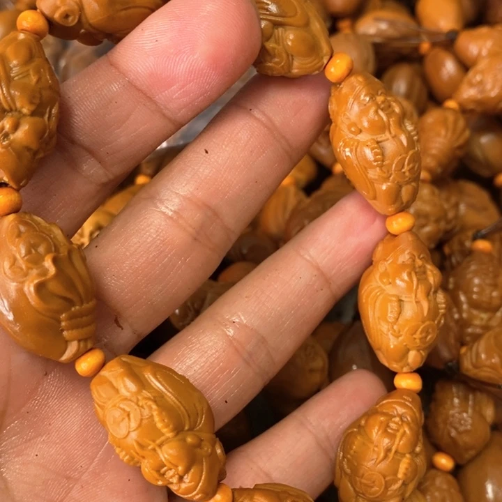 橄榄核手串/手链给****伤橄榄微瑕50号