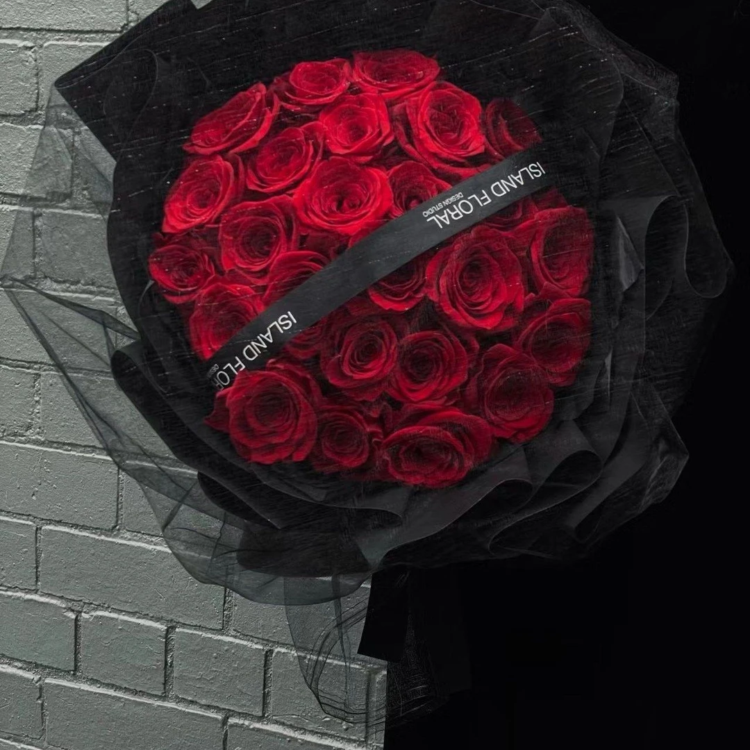 【心动降临】33朵红玫瑰花束生日花束生日礼物花店送花上门送女友送老婆