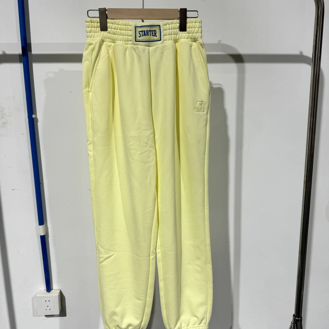 【特惠铺】starter 黄色 针织长裤 STG4C1505F