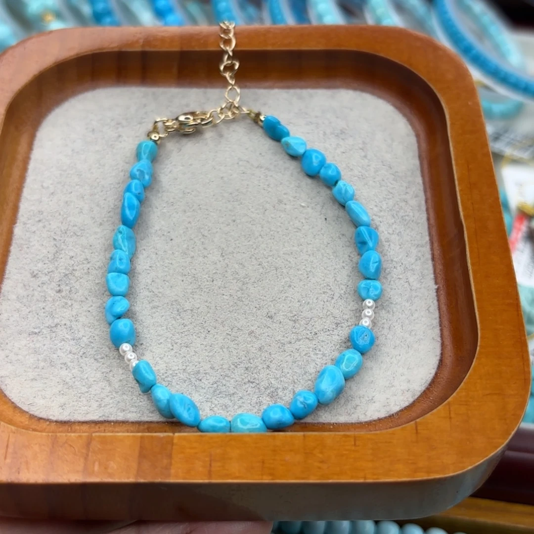 绿松石未镶嵌手链