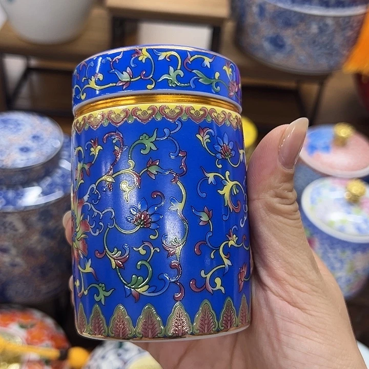 高端陶瓷茶叶密封罐