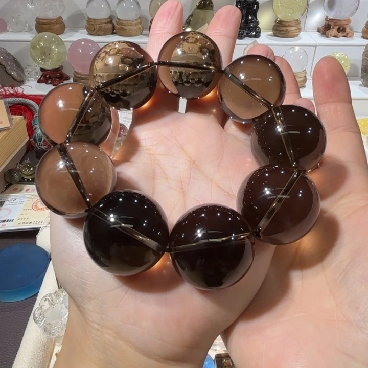 未镶嵌手链水晶水*茶水晶28