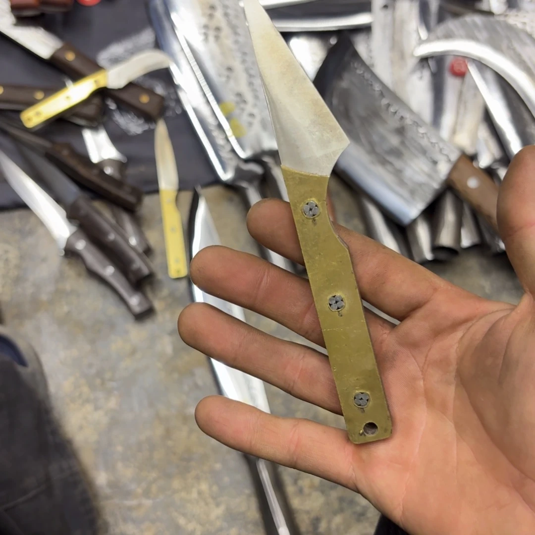 高碳锰钢云南阿老表手工锻打刀