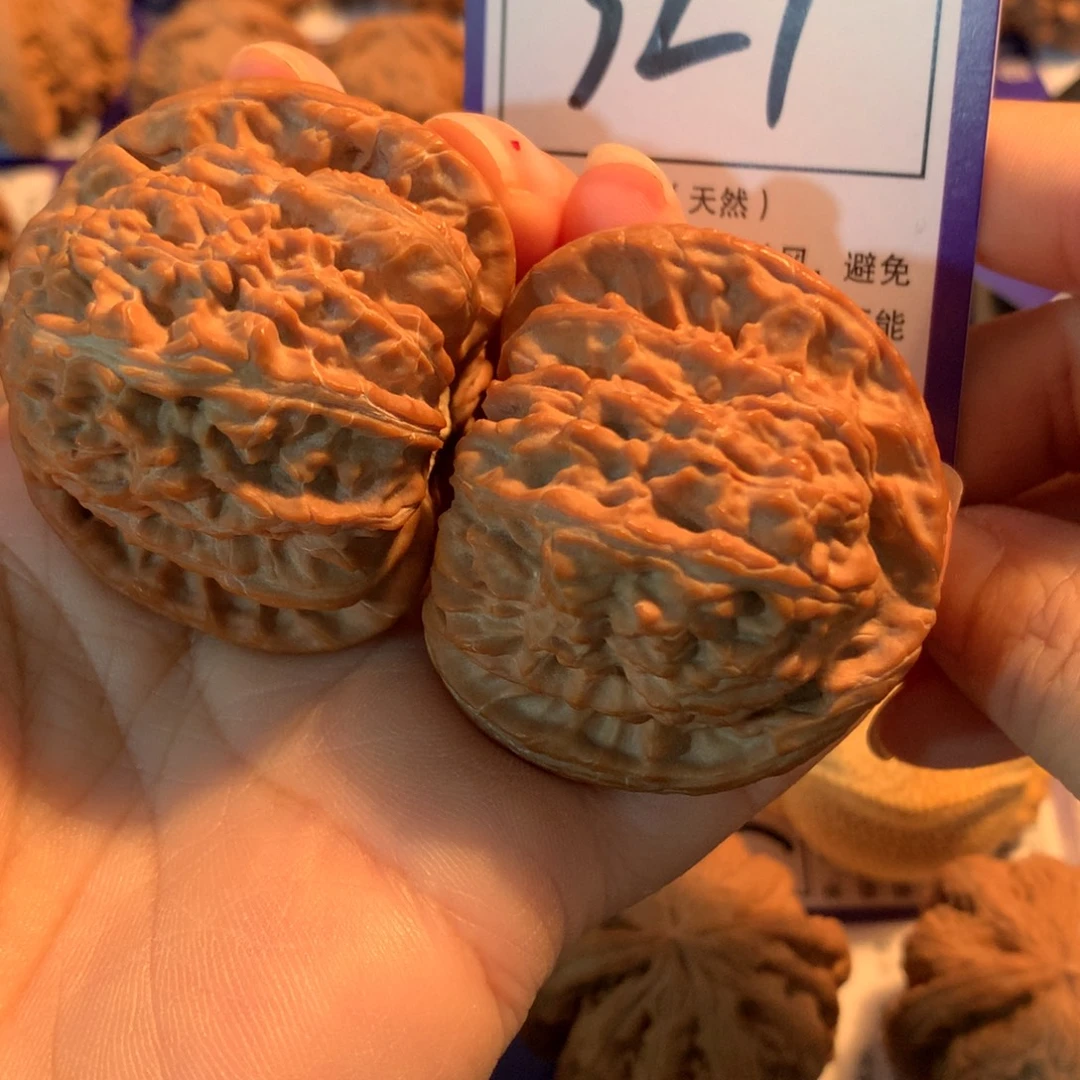 王***长把件文玩核桃324白狮子46.5