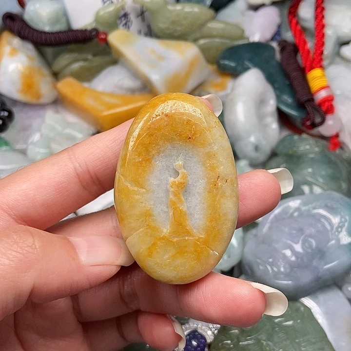 未镶嵌挂件翡翠翡翠