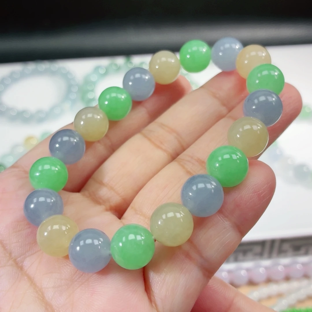 翡翠未镶嵌手链翡翠