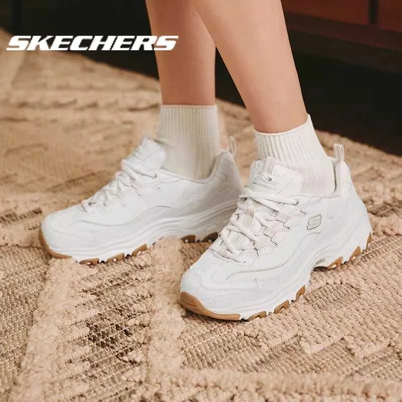 斯凯奇美拉熊|熊猫鞋女经典老爹鞋厚底增高鞋琥珀流光149807