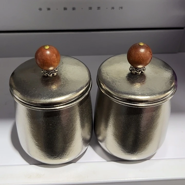 孤品 茶叶罐2只打包 钛