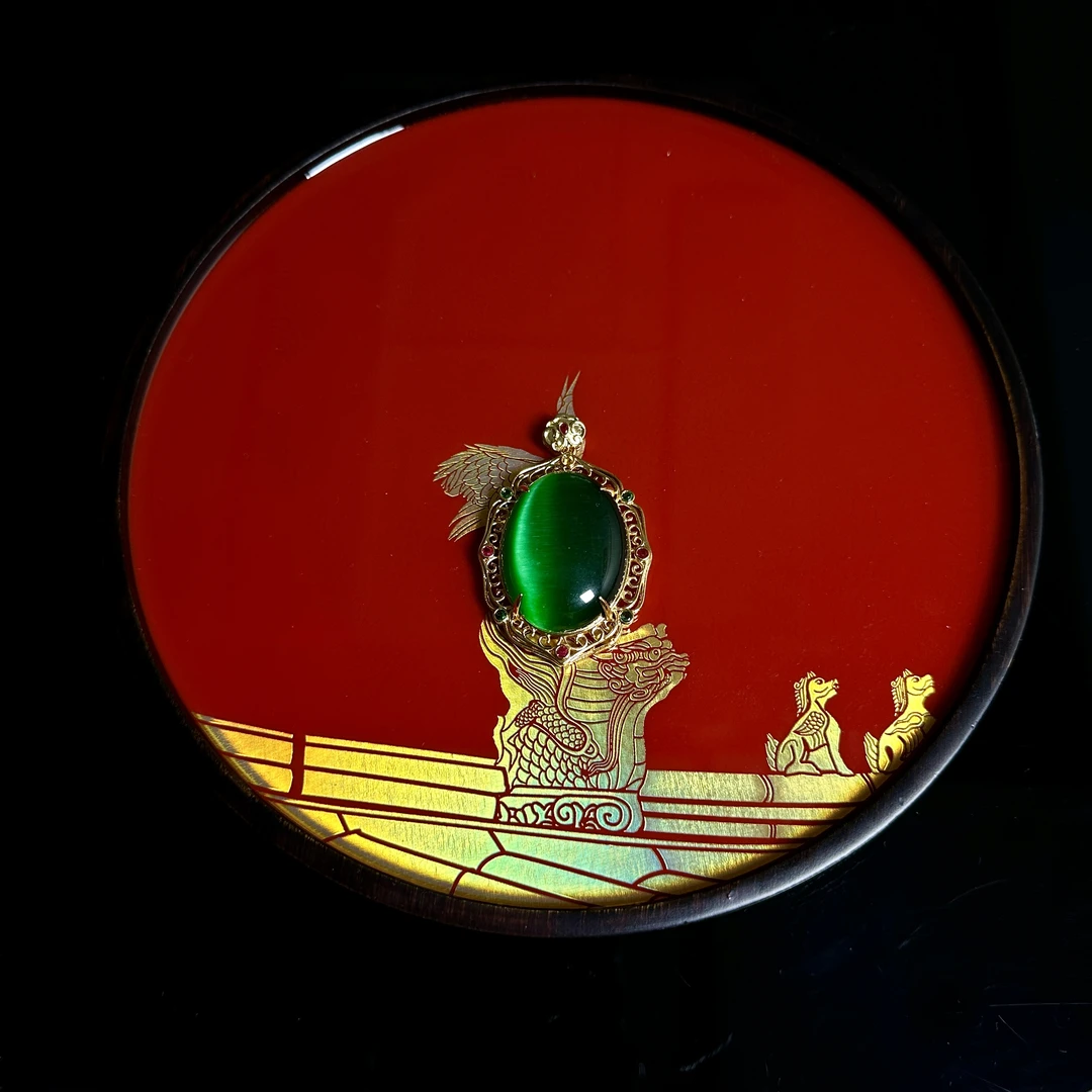 【跨年甄选】高端时尚高奢款极光猫眼吊坠