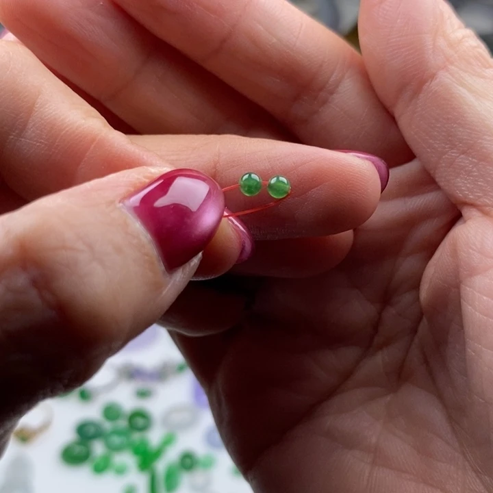 灯***行翡翠未镶嵌挂件天然翡翠