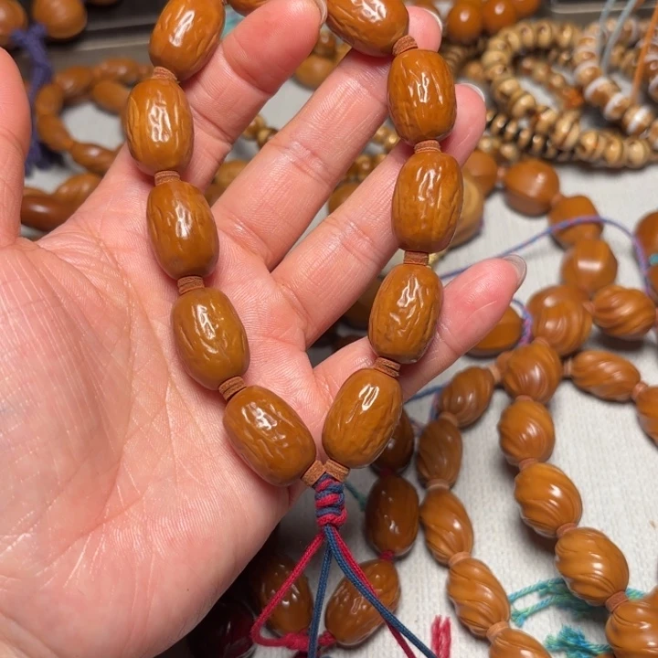 橄榄核手串/手链1.4奶枣