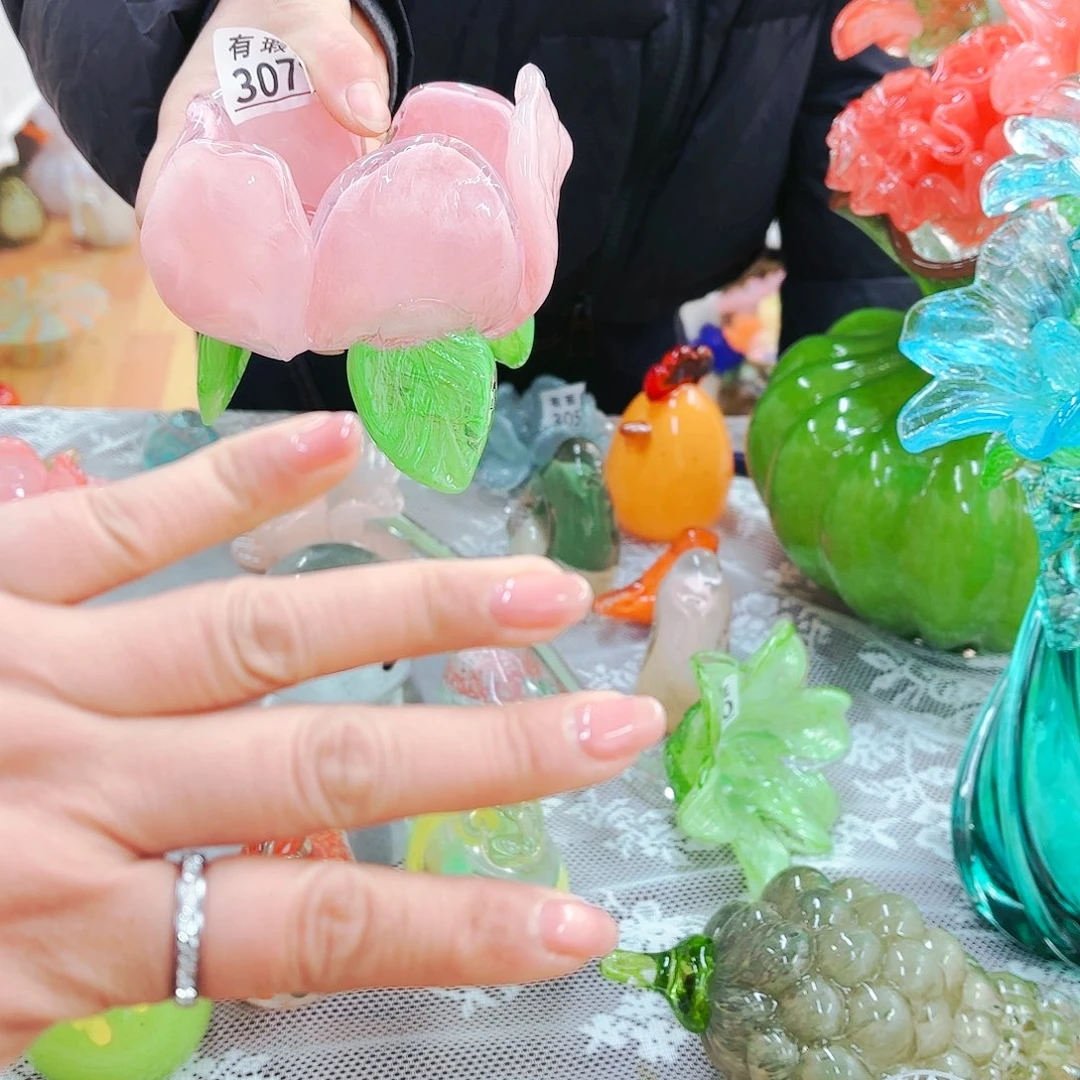 福利不退不换琉璃花瓶艺术品