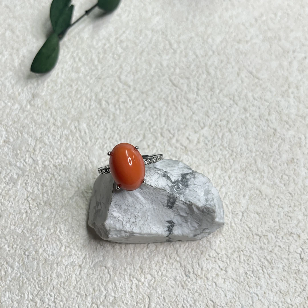 925银琉璃戒指 【六六中古】孤品复古开口戒指aj4054