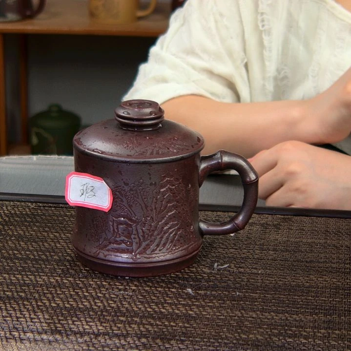 茶杯紫砂高货放漏