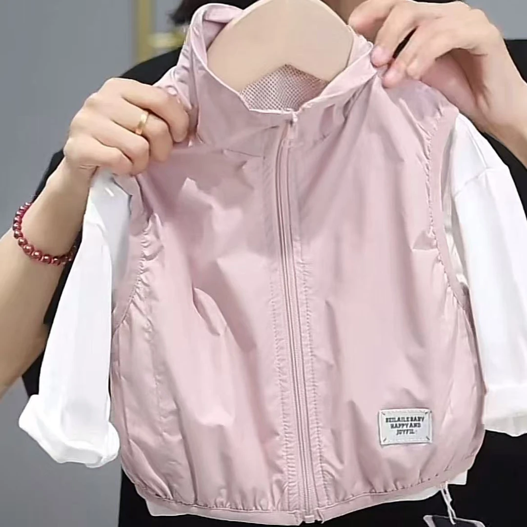 2025新款马甲背心男女童春季外穿宝宝洋气儿童坎肩上衣童装外搭潮